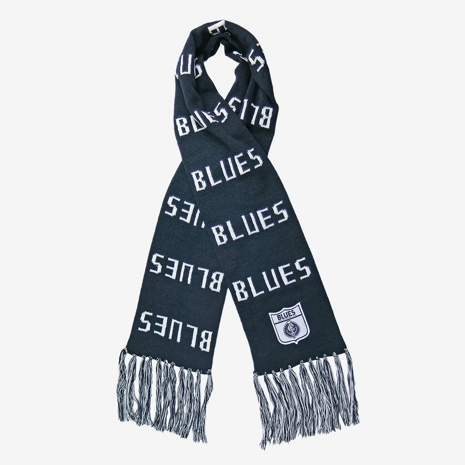 AFL Heritage Bar Scarf - Carlton Blues - Supporter Team Wear