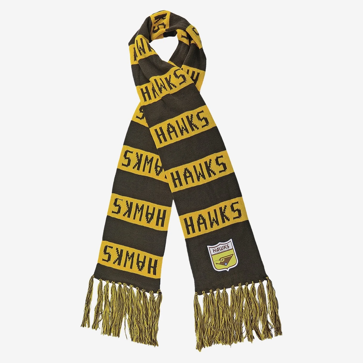 AFL Heritage Bar Scarf - Hawthorn Hawks - Supporter Team Wear