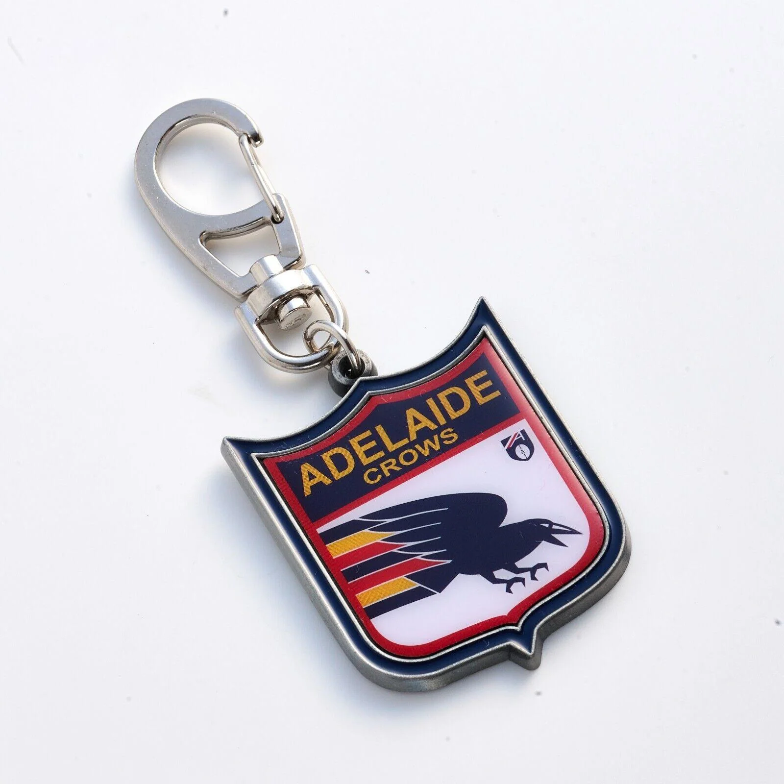 AFL Heritage Metal Key Ring - Adelaide Crows - Logo Keyring - Aussie Rules