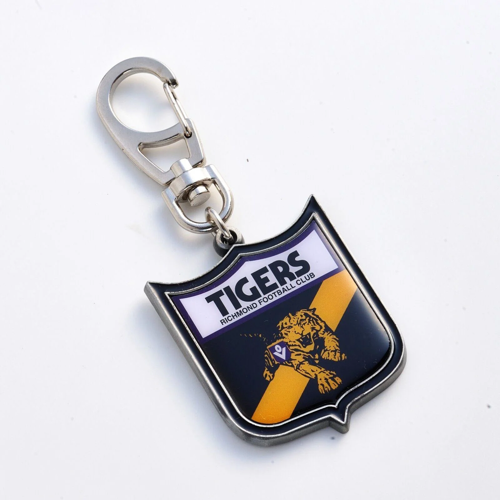 AFL Heritage Metal Key Ring - Richmond Tigers - Logo Keyring - Aussie Rules - Image 2