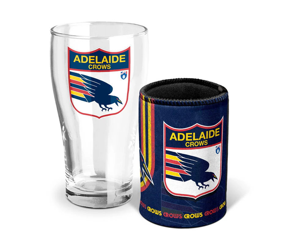 AFL Heritage Pint and Can Cooler Set - Adelaide Crows - Stubby Cooler - Image 2