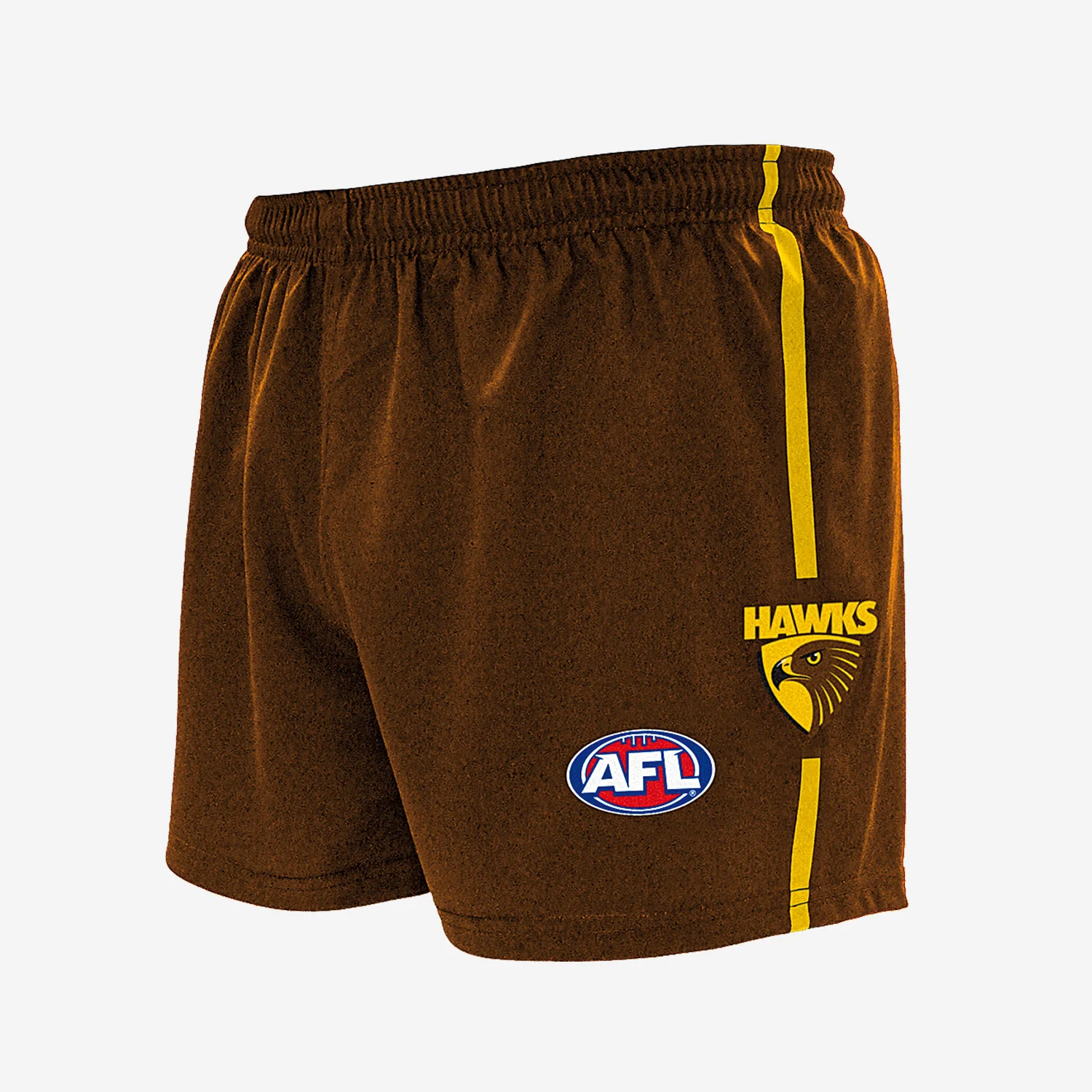 AFL Home Baggy Shorts - Hawthorn Hawks - Adult - Supporter
