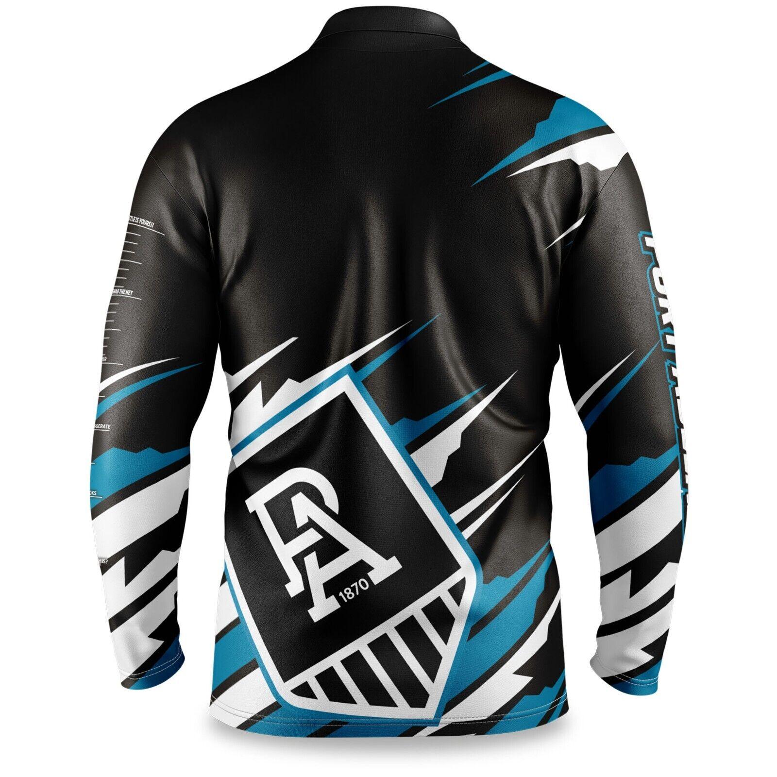 AFL 'Ignition' Fishing Shirt - Port Adelaide Power - Adult - Mens - Polo - Image 2