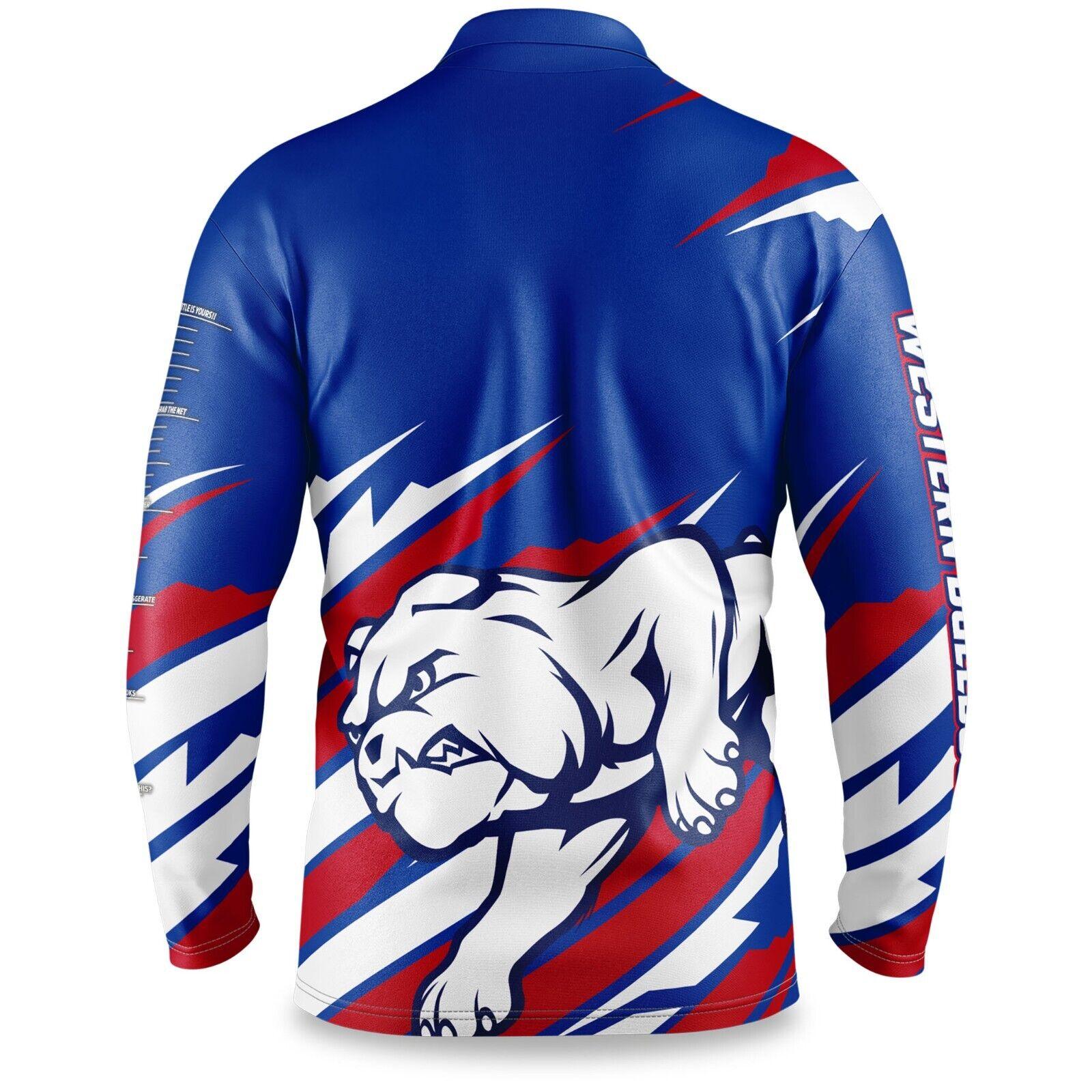AFL 'Ignition' Fishing Shirt - Western Bulldogs - Adult - Mens - Polo - Image 2