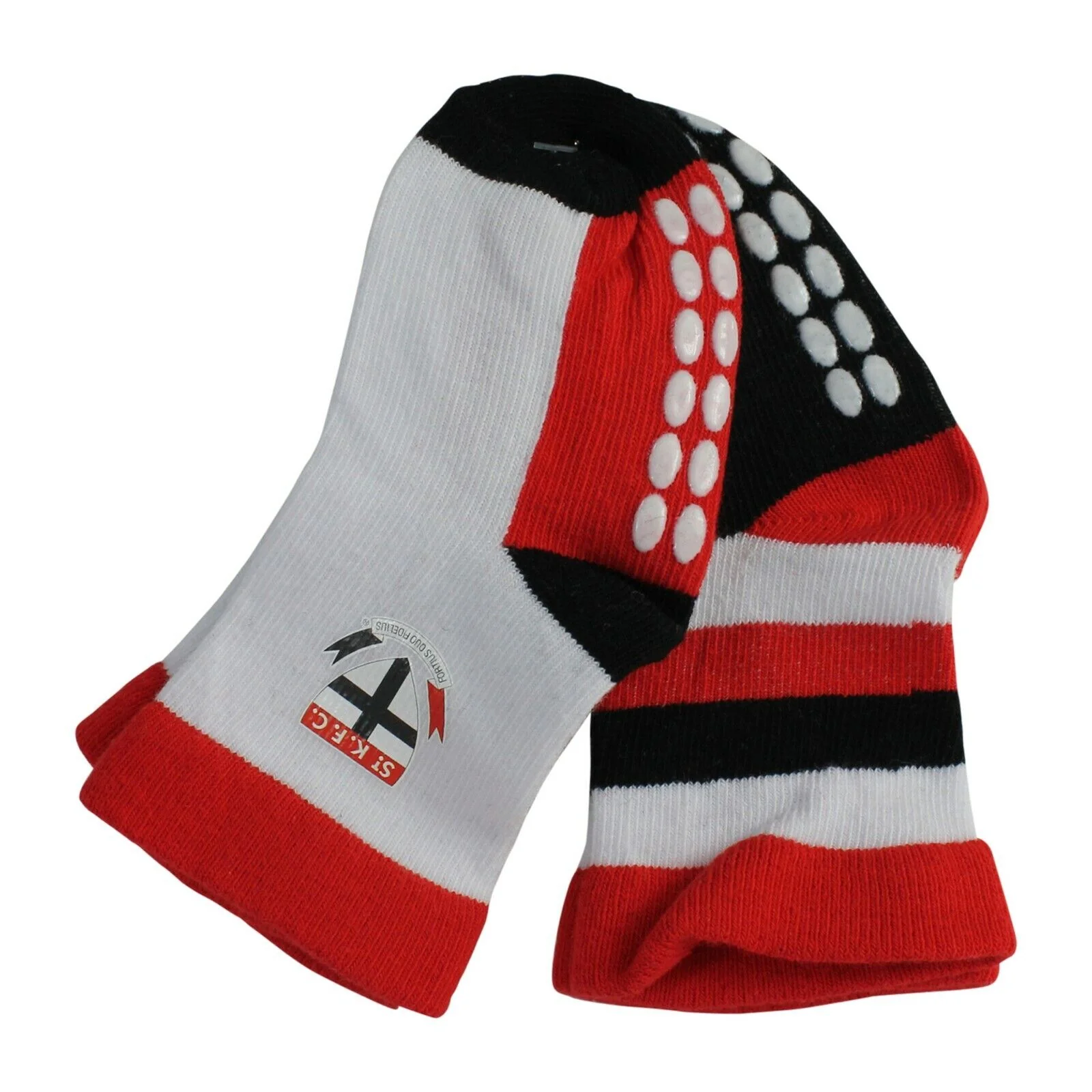 AFL Infant Socks - St Kilda Saints - Set Of Two - Non Slip - Sock - Baby