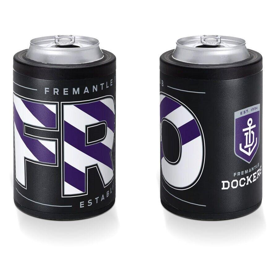 AFL Insulated Can Cooler - Fremantle Dockers - Stubby Cooler - Twist Top Lid - Image 2