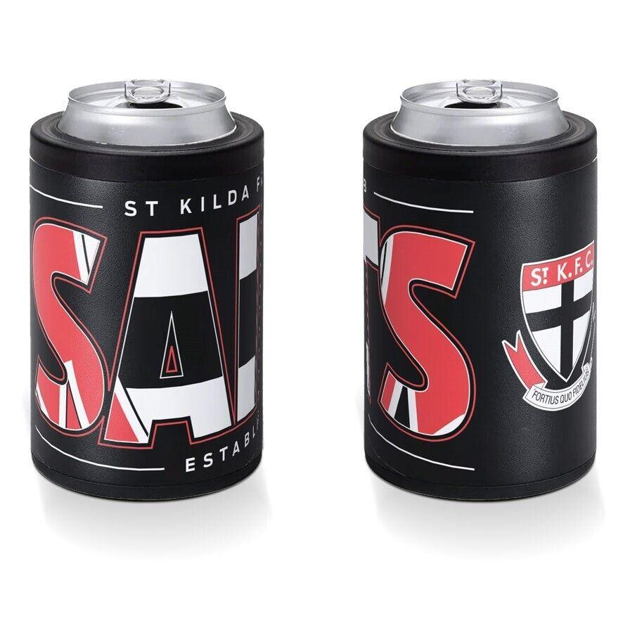 AFL Insulated Can Cooler - St Kilda Saints - Stubby Cooler - Twist Top Lid - Image 2