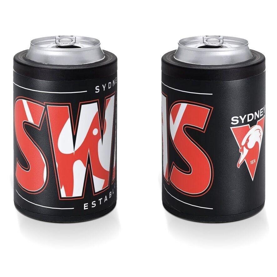 AFL Insulated Can Cooler - Sydney Swans - Stubby Cooler - Twist Top Lid - Image 2