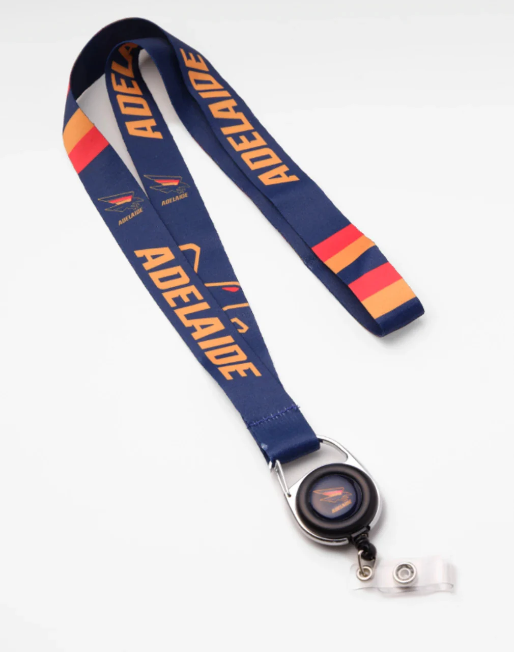AFL Lanyard with Retractable ID Clip - Adelaide Crows