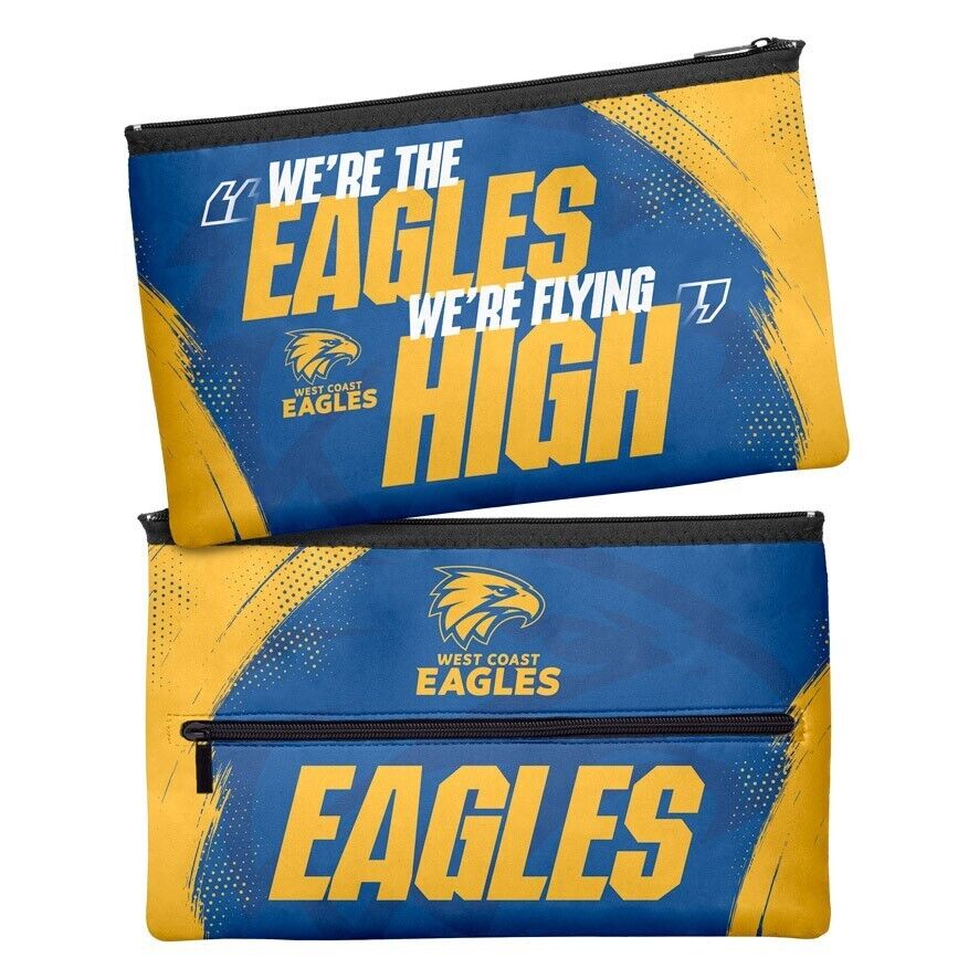 AFL Large Pencil Case - West Coast Eagles - Neoprene - 33cm x 21cm - Image 2