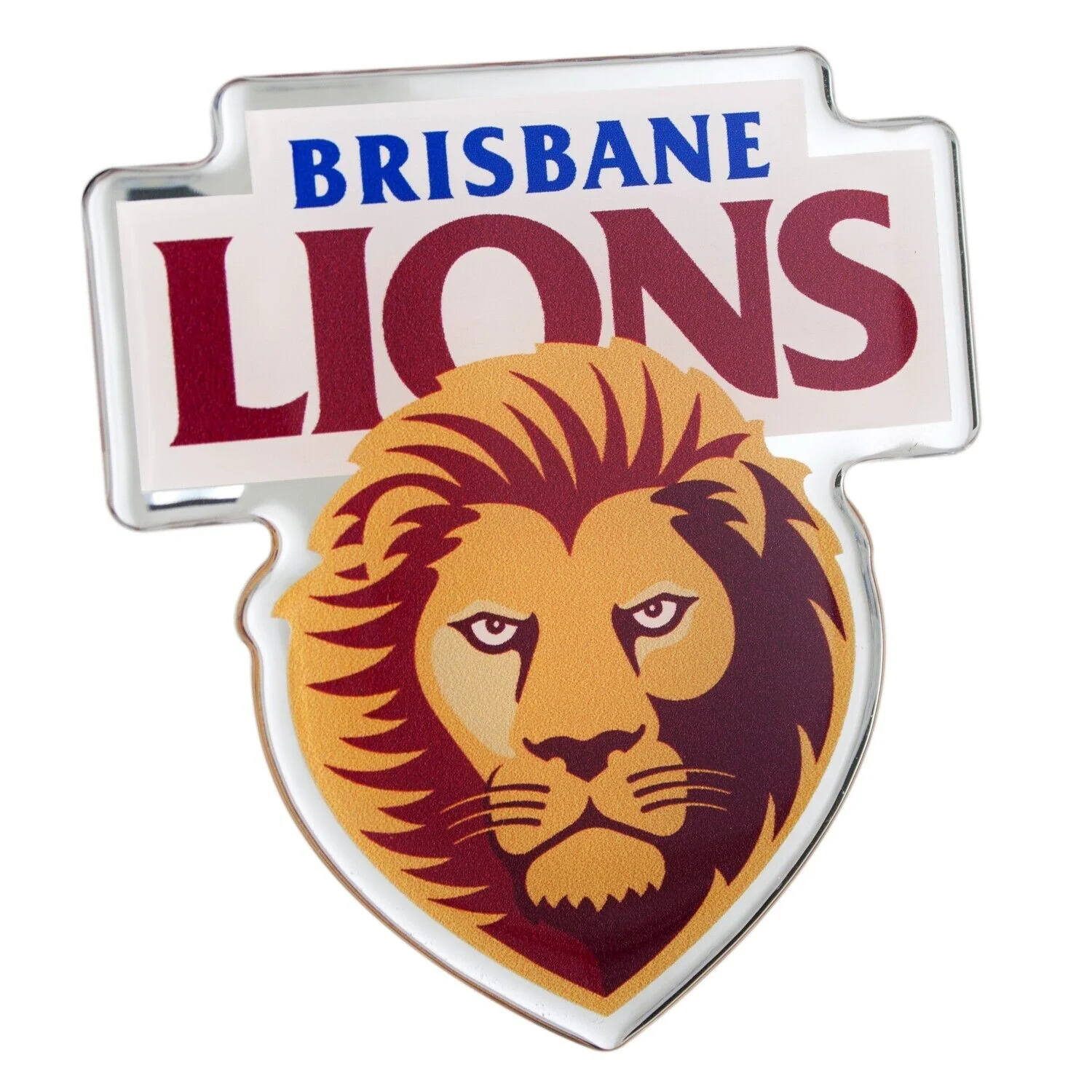 AFL Logo Emblem - Brisbane Lions - Supporter Car Badge - Image 2