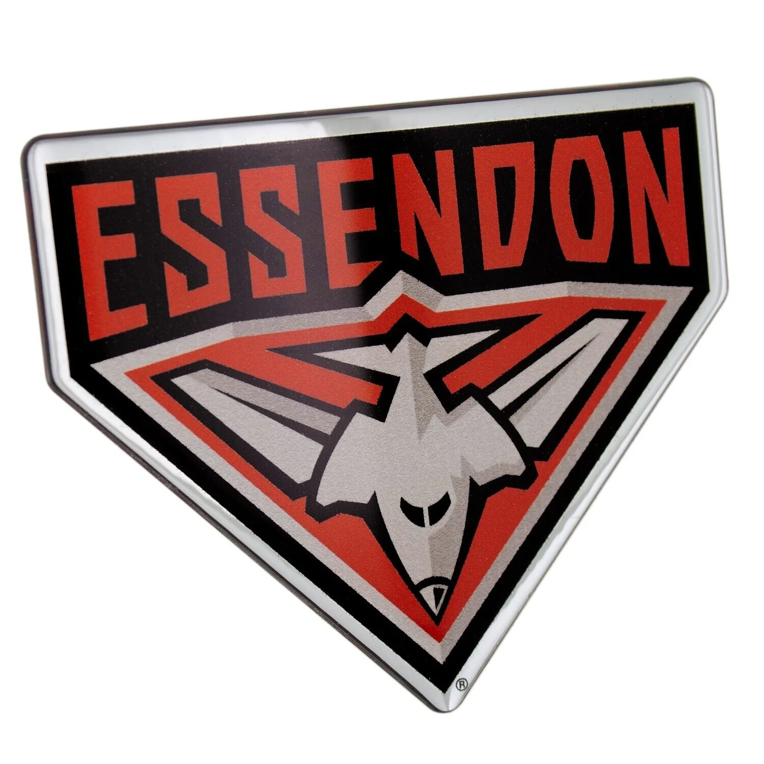 AFL Logo Emblem - Essendon Bombers - Supporter Car Badge - Image 2