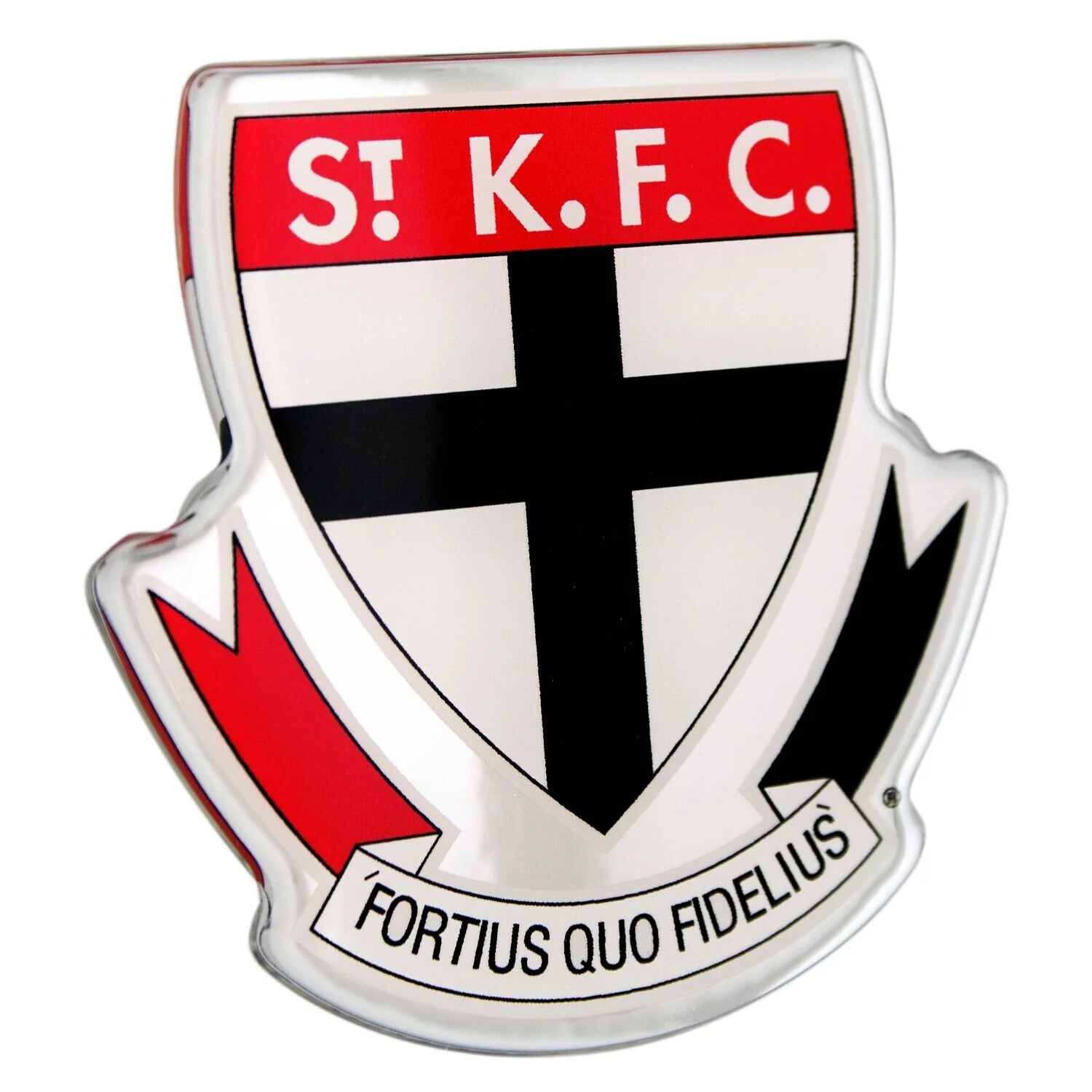 AFL Logo Emblem - St. Kilda Saints - Supporter Car Badge - Image 2