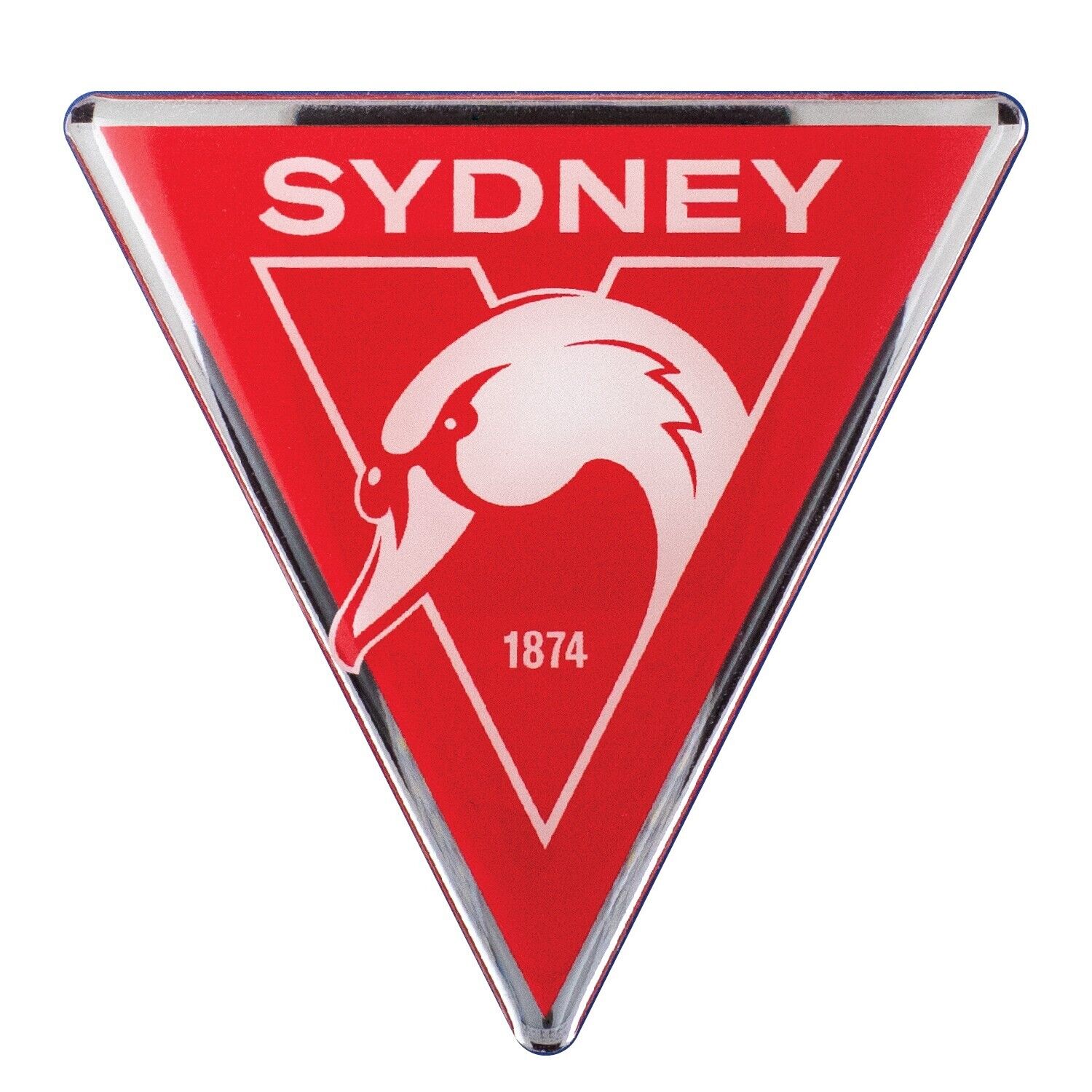 AFL Logo Emblem - Sydney Swans - Supporter Car Badge - Image 2