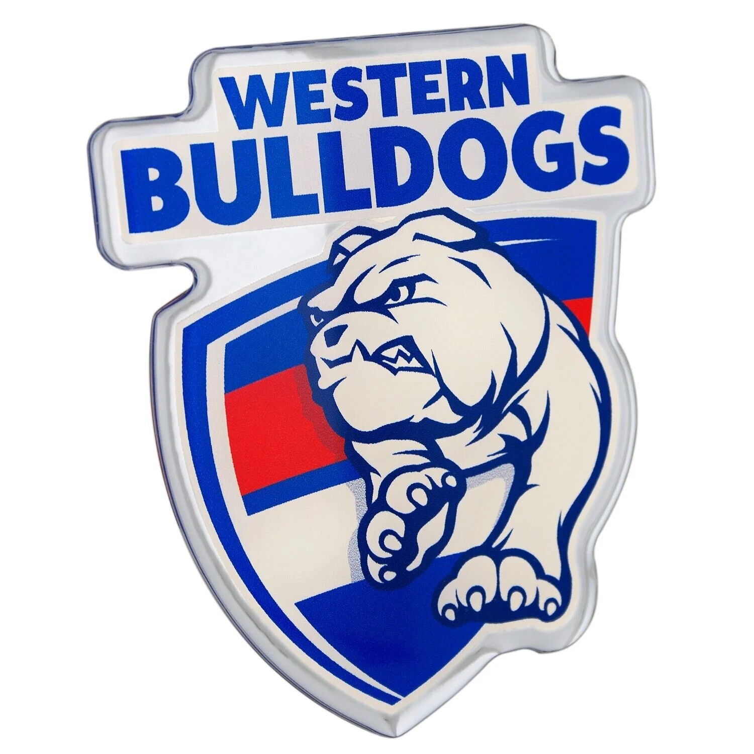 AFL Logo Emblem - Western Bulldogs - Supporter Car Badge - Image 2