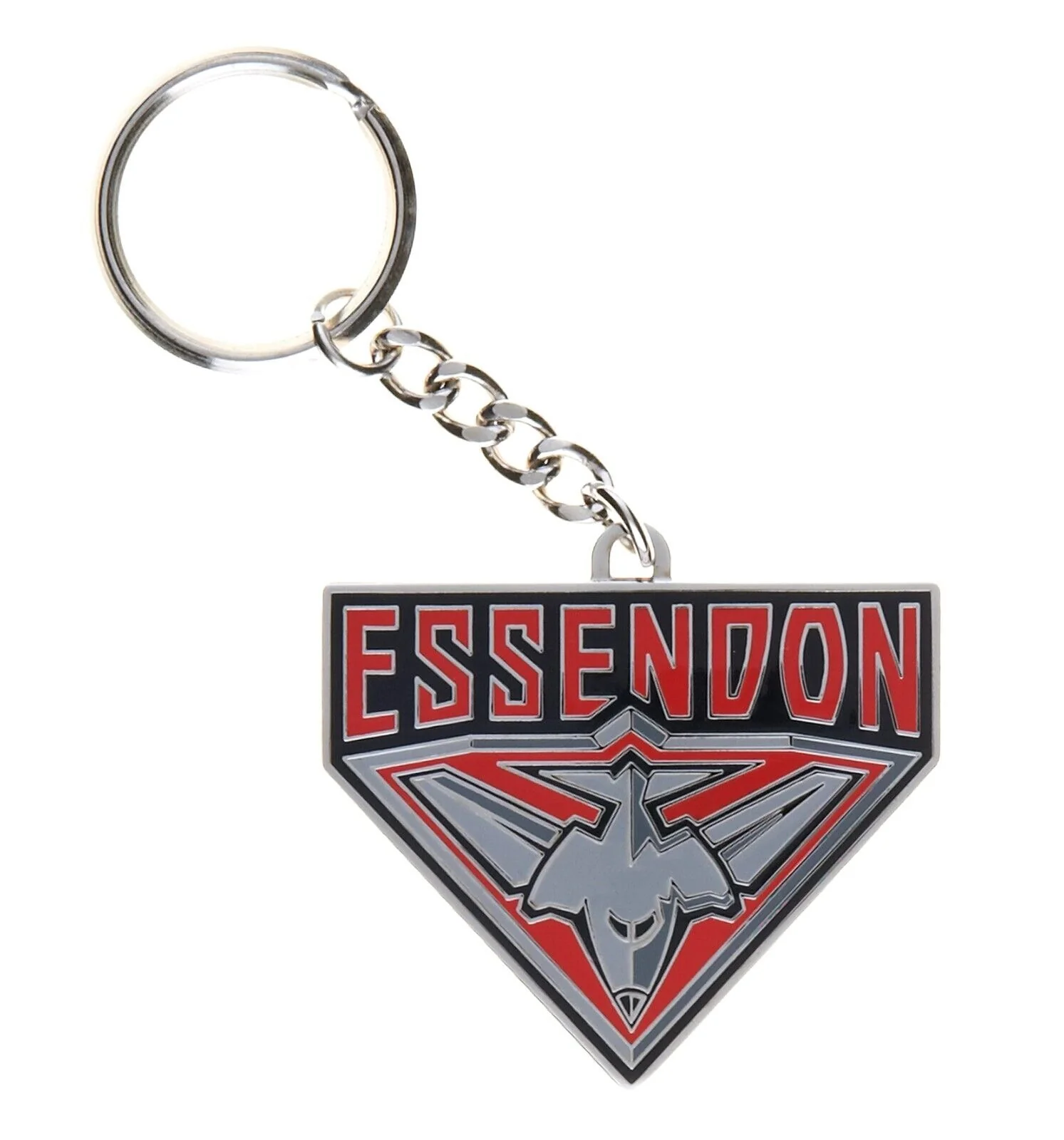 AFL Logo Metal Key Ring - Essendon Bombers - Keyring - Aussie Rules - TROFE - Image 2
