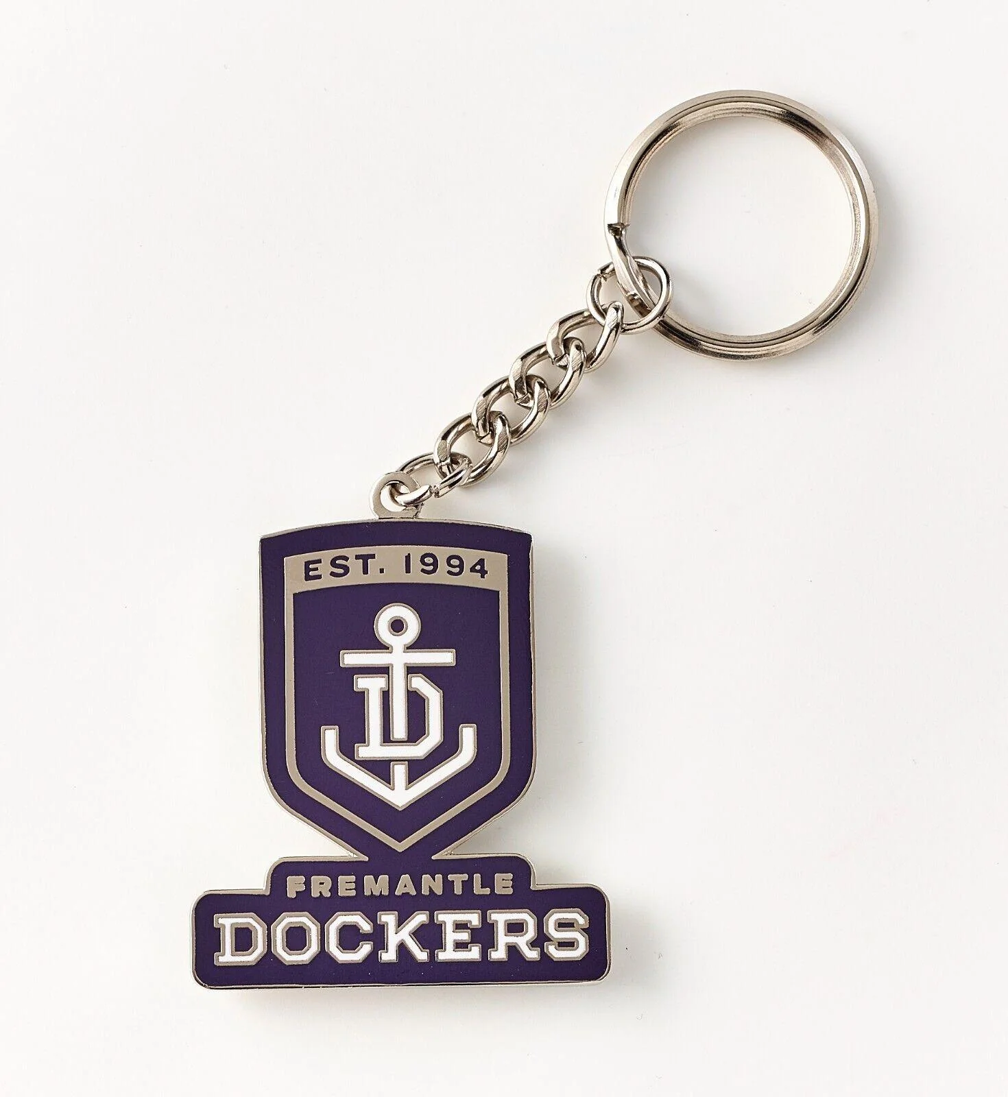 AFL Logo Metal Key Ring - Fremantle Dockers - Keyring - Aussie Rules - TROFE - Image 2