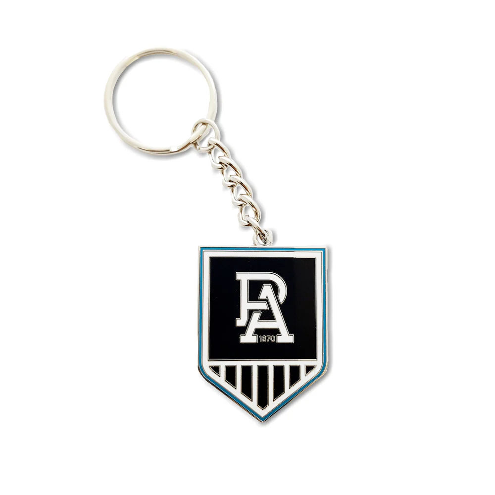 AFL Logo Metal Key Ring - Port Adelaide Power - Keyring - Aussie Rules - TROFE - Image 2