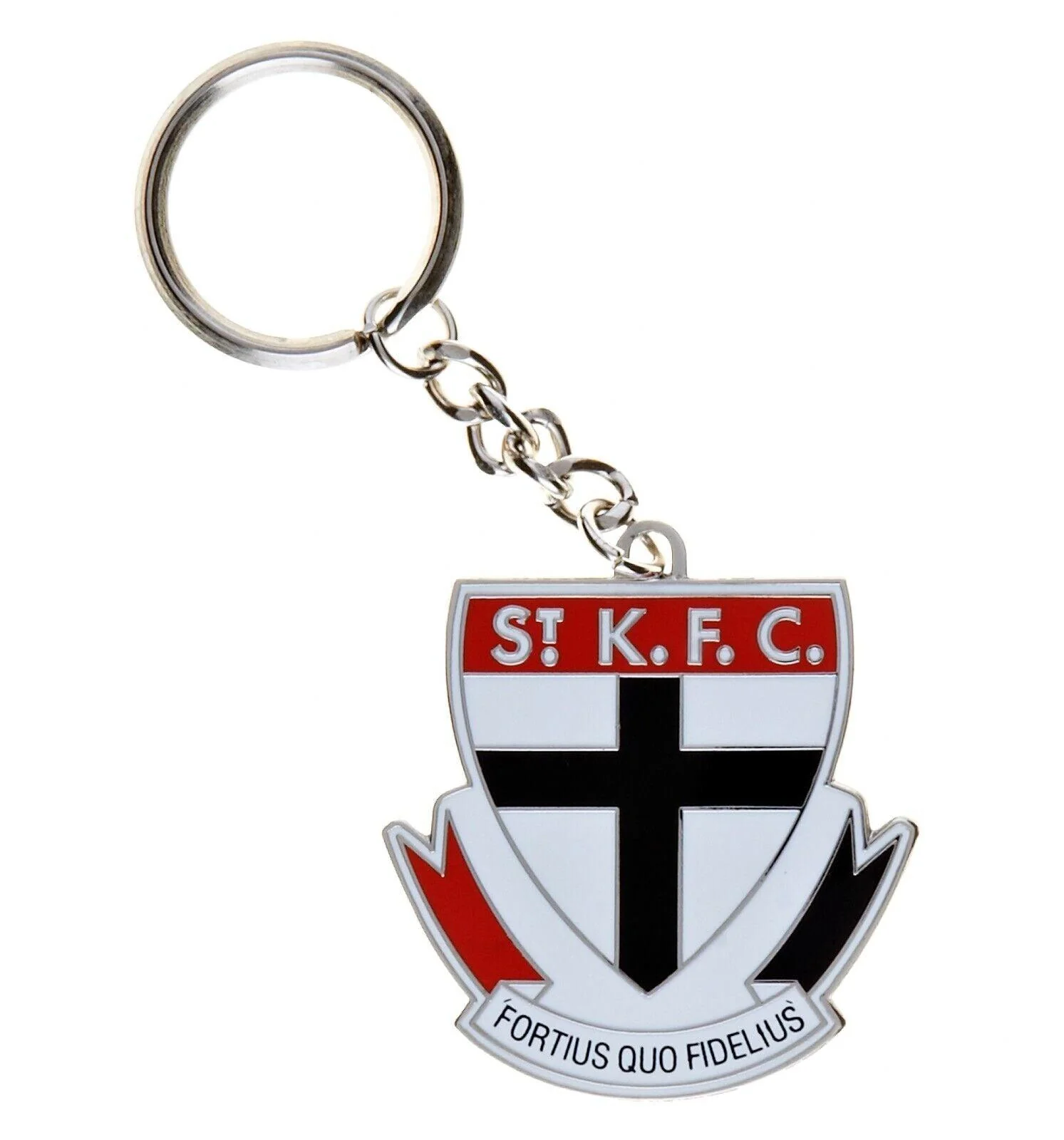 AFL Logo Metal Key Ring - St Kilda Saints - Keyring - Aussie Rules - TROFE - Image 2