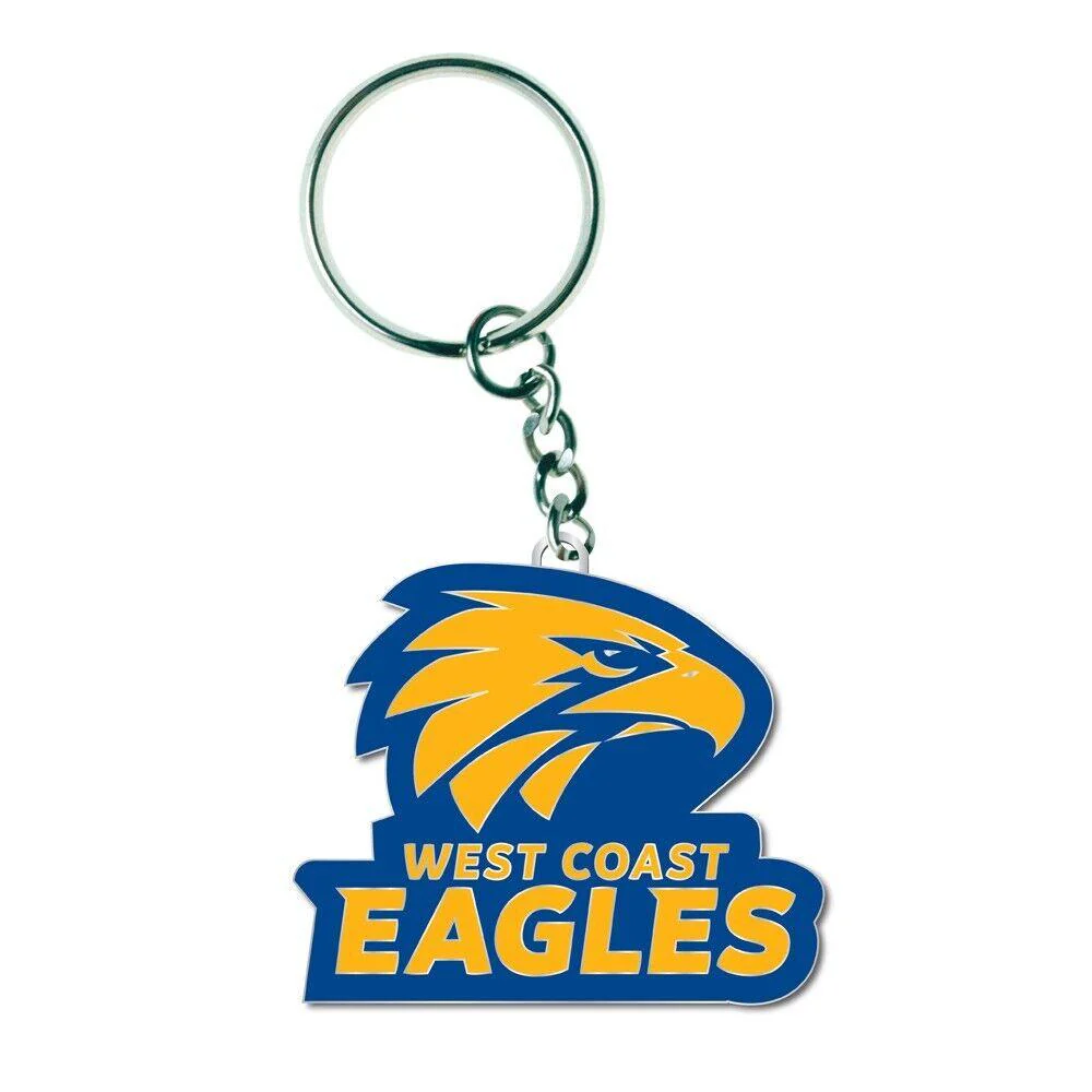 AFL Logo Metal Key Ring - West Coast Eagles - Keyring - Aussie Rules - TROFE - Image 2