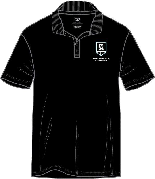 AFL Logo Polo Shirt - Port Adelaide Power - Mens - Image 2