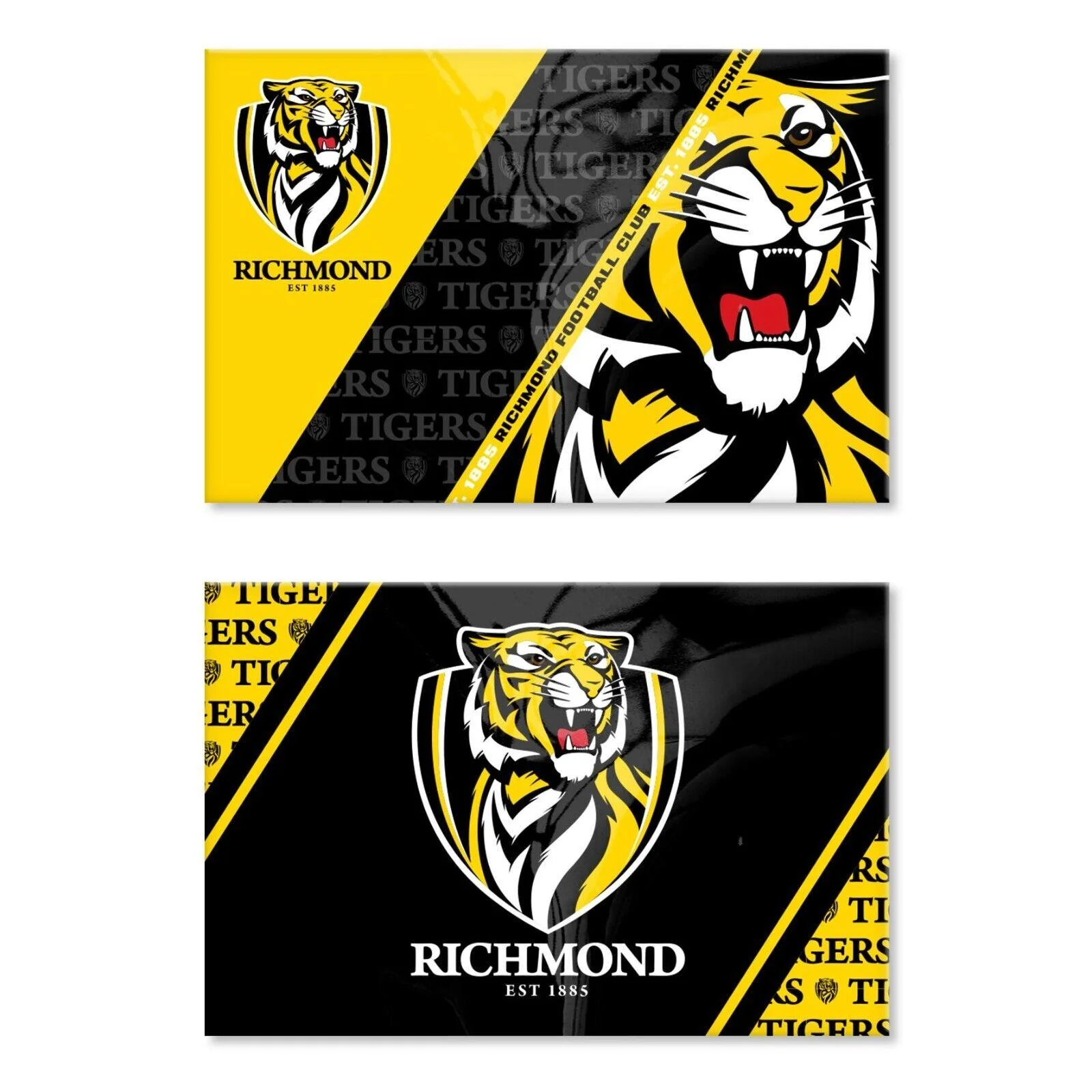 AFL Magnet Set of 2 - Richmond Tigers - Set of Two Magnets - Image 2