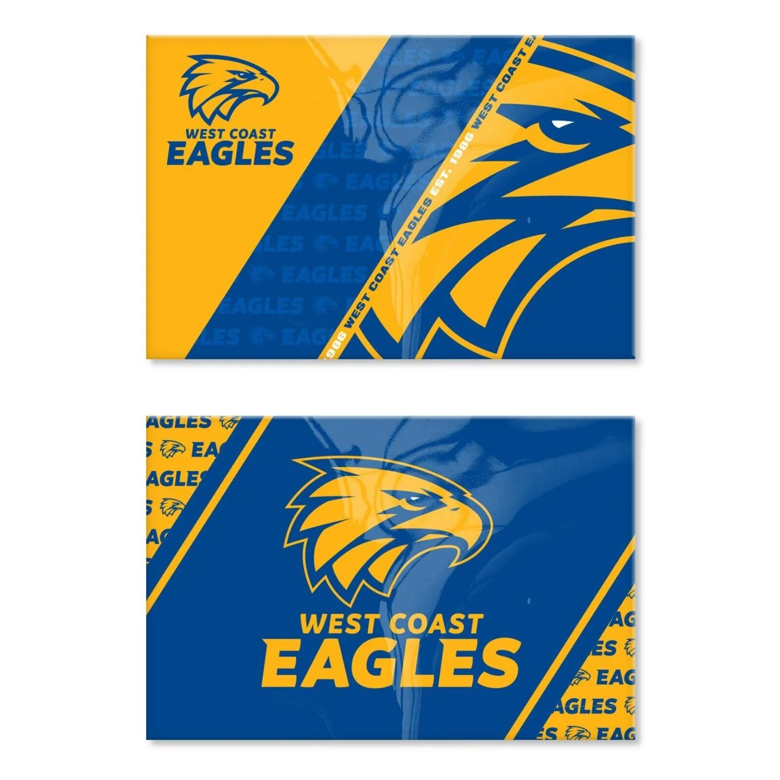 AFL Magnet Set of 2 - Western Bulldogs - Set of Two Magnets - Image 2