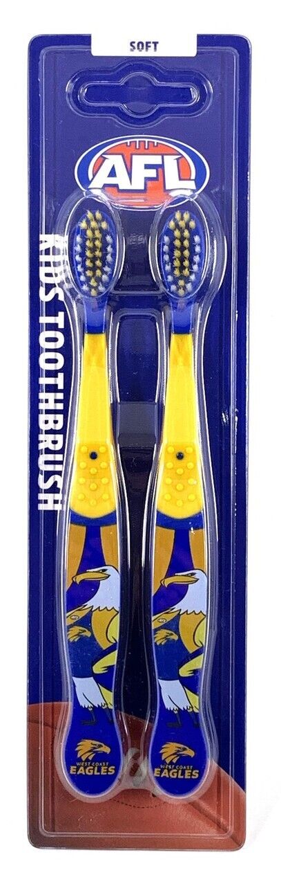 AFL Mascot Kids Toothbrush - West Coast Eagles - Soft/Medium - Image 2