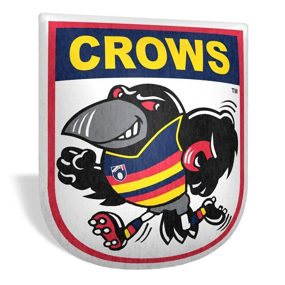 AFL Mascot Shaped Cushion - Adelaide Crows - 35cm x 40cm - Pillow - Image 2