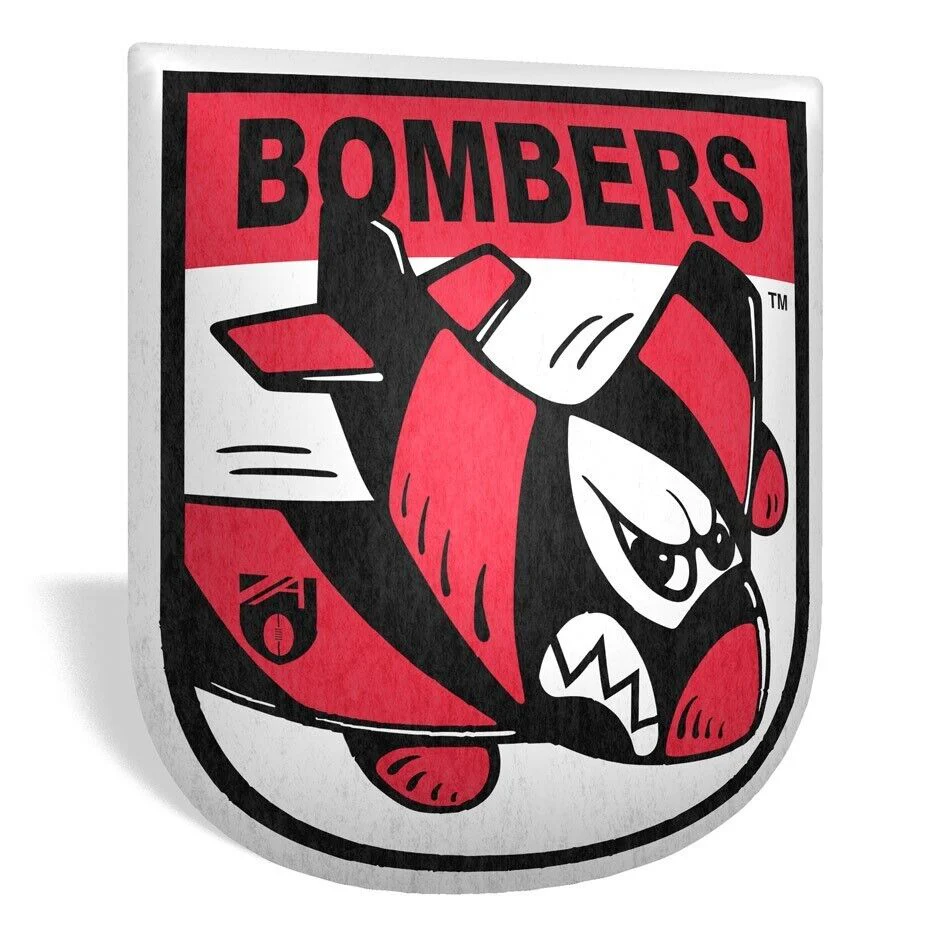AFL Mascot Shaped Cushion - Essendon Bombers - 35cm x 40cm - Pillow - Image 2