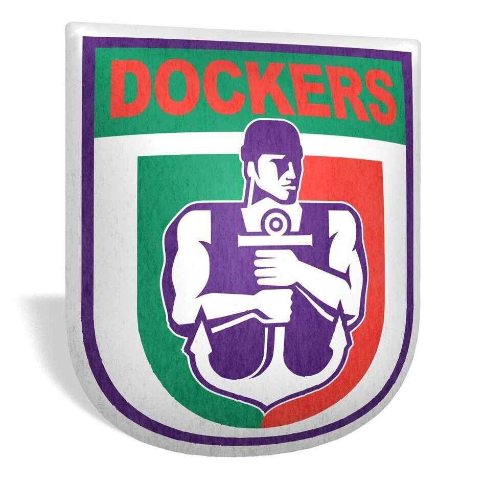 AFL Mascot Shaped Cushion - Fremantle Dockers - 35cm x 40cm - Pillow - Image 2