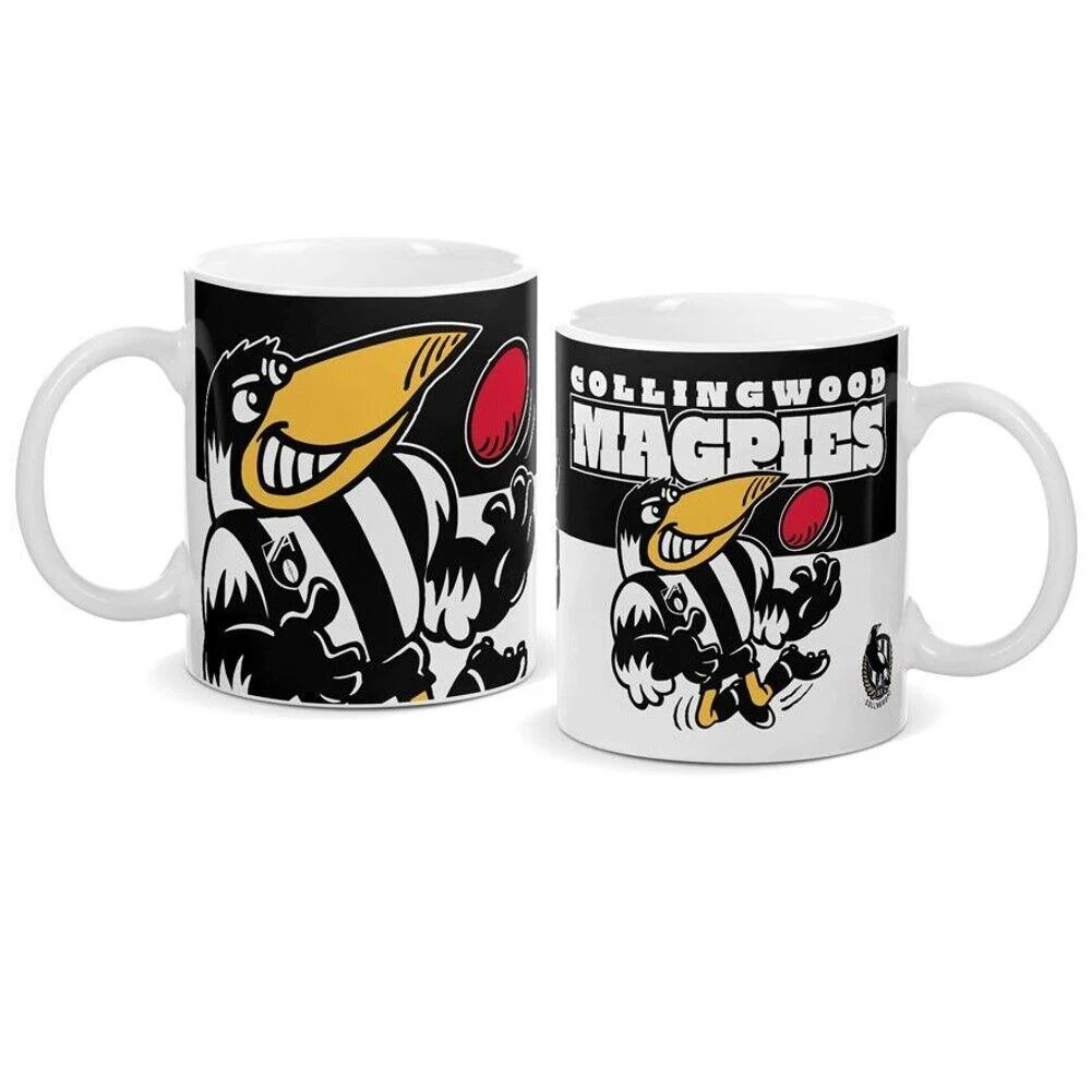 AFL Massive Mug - Collingwood Magpies - Coffee Cup - Approx 600mL - Image 2