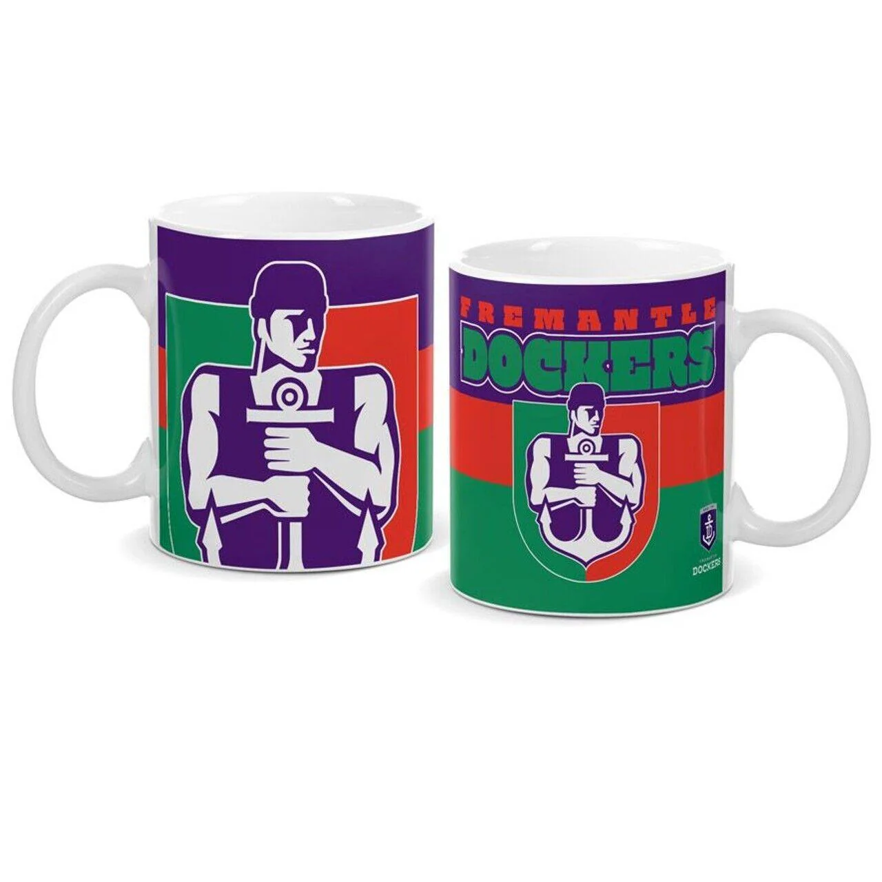 AFL Massive Mug - Fremantle Dockers - Coffee Cup - Approx 600mL - Image 2