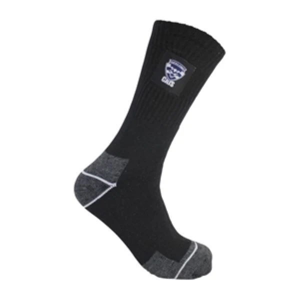 AFL Mens Work Socks - Geelong Cats - Two Pack - Sock