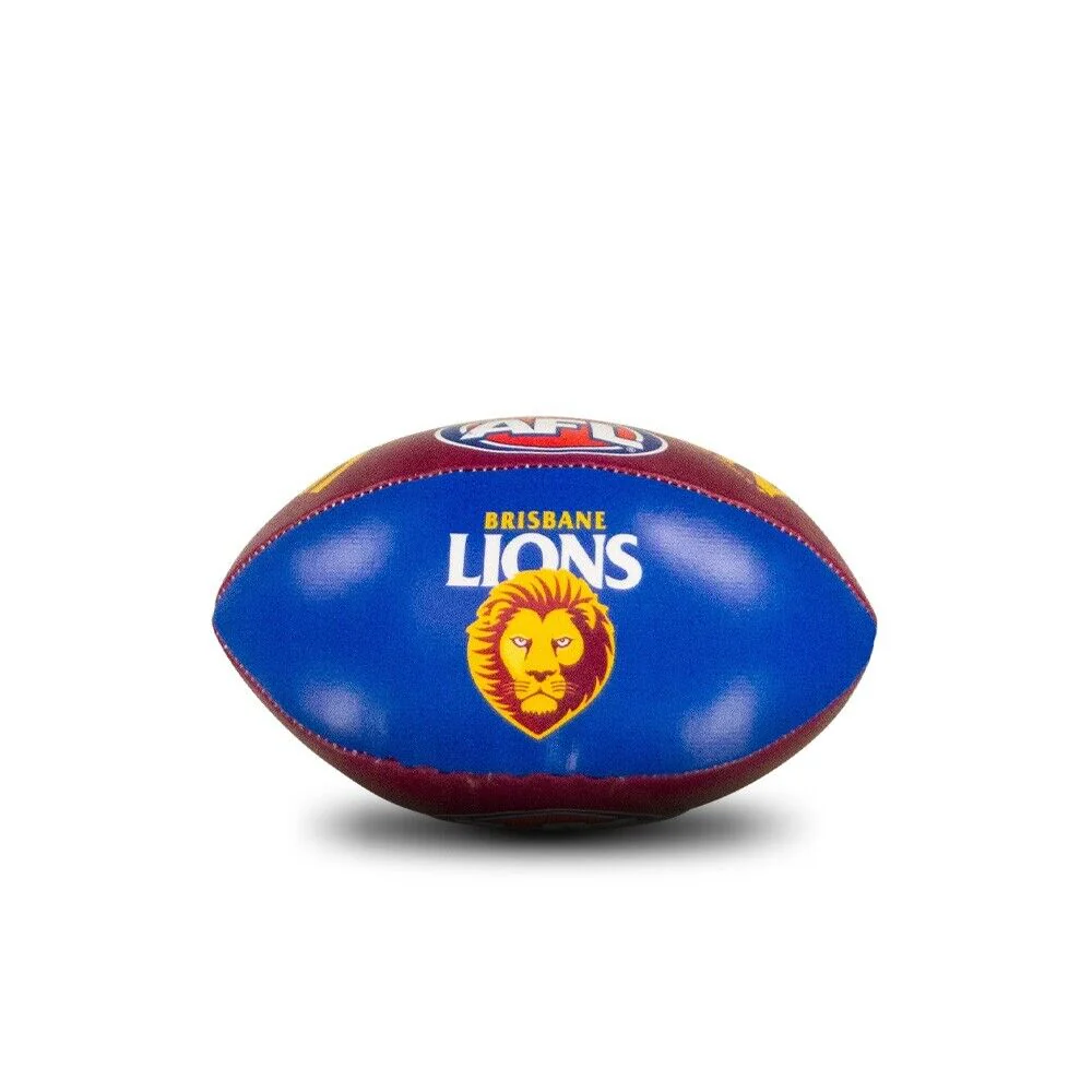 AFL Mini Supporter Sponge Football - Brisbane Lions - Ball - Image 2