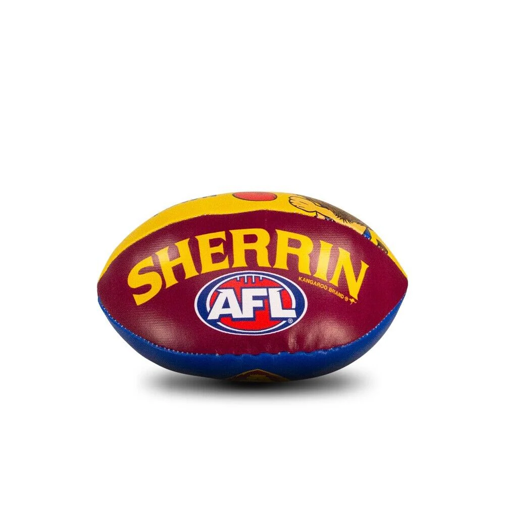 AFL Mini Supporter Sponge Football - Brisbane Lions - Ball - Image 4