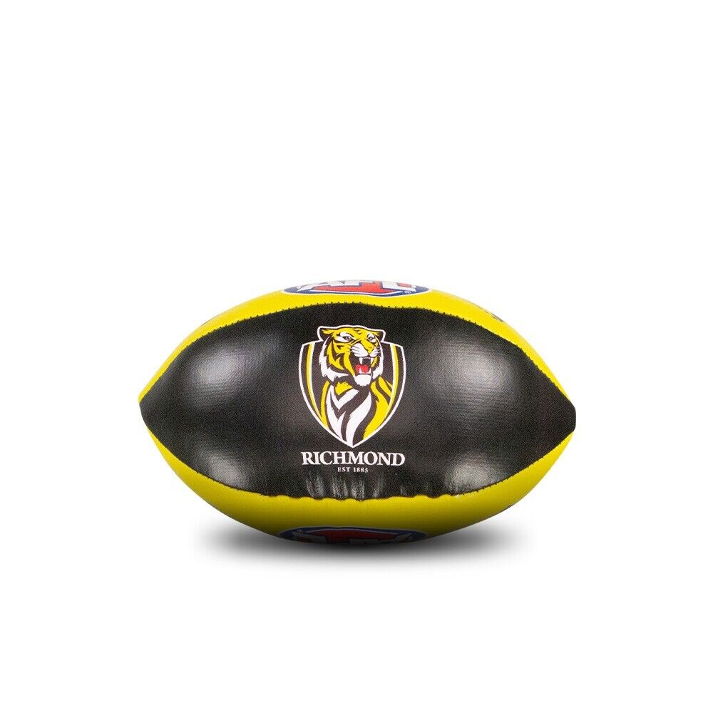 AFL Mini Supporter Sponge Football - Richmond Tigers - Ball - Image 2