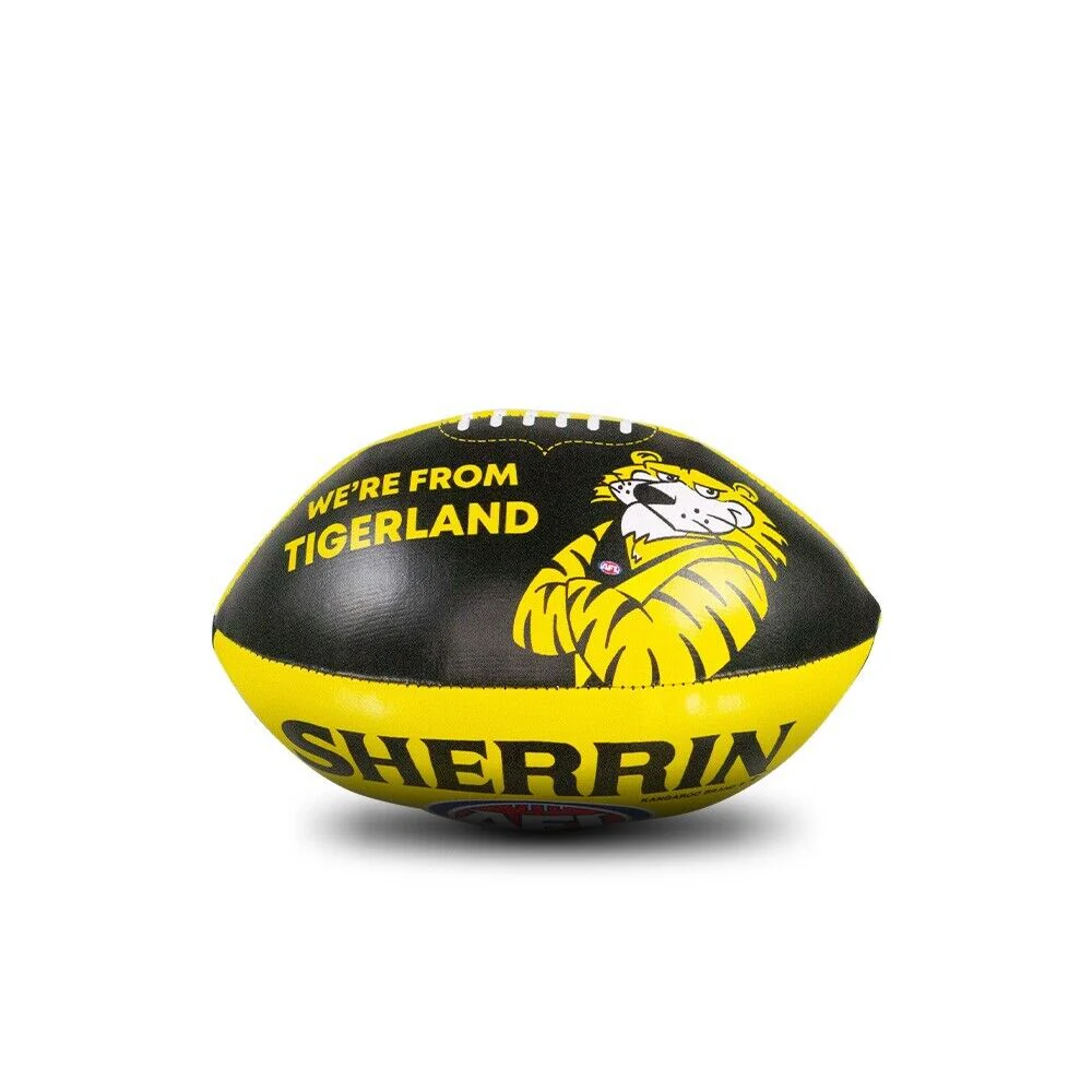 AFL Mini Supporter Sponge Football - Richmond Tigers - Ball - Image 3