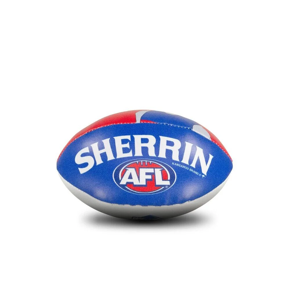 AFL Mini Supporter Sponge Football - Western Bulldogs - Ball - Image 4