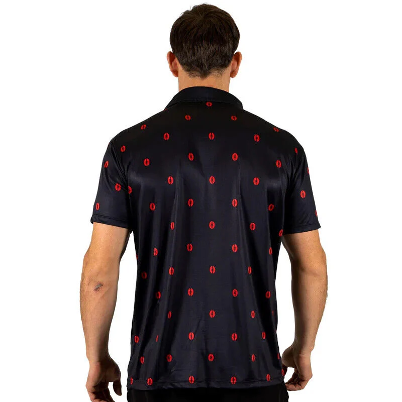 AFL 'Mulligan' Golf Polo - Essendon Bombers - Adult - Mens - Polo - Image 2
