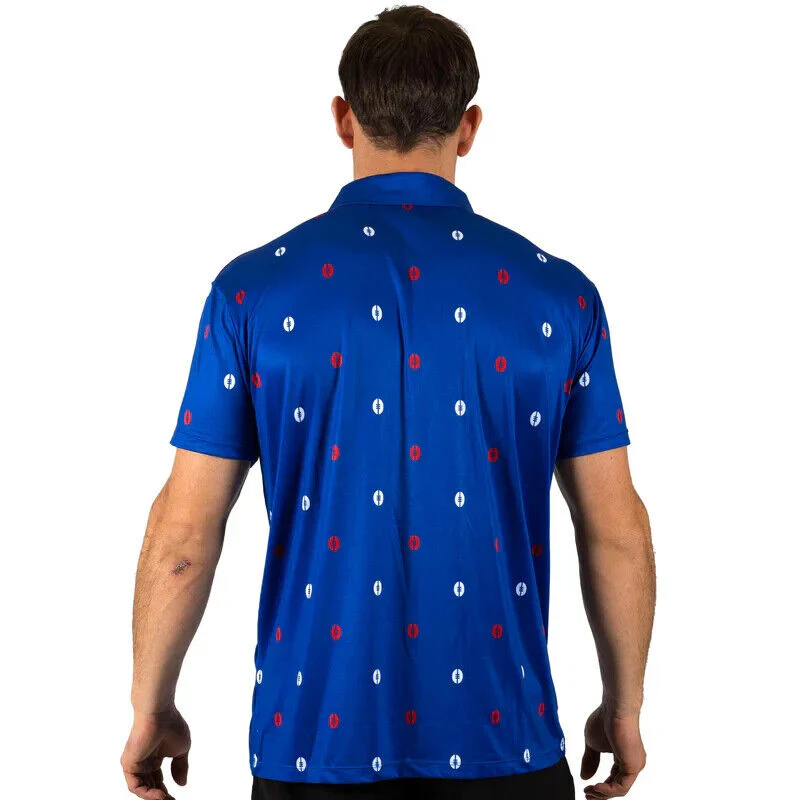 AFL 'Mulligan' Golf Polo - Western Bulldogs - Adult - Mens - Polo - Image 2