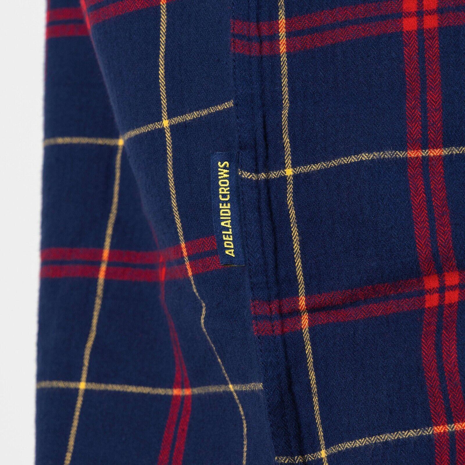 AFL 'Mustang' Flannel Polo - Adelaide Crows - Flanno Shirt - Flannelette - Image 4