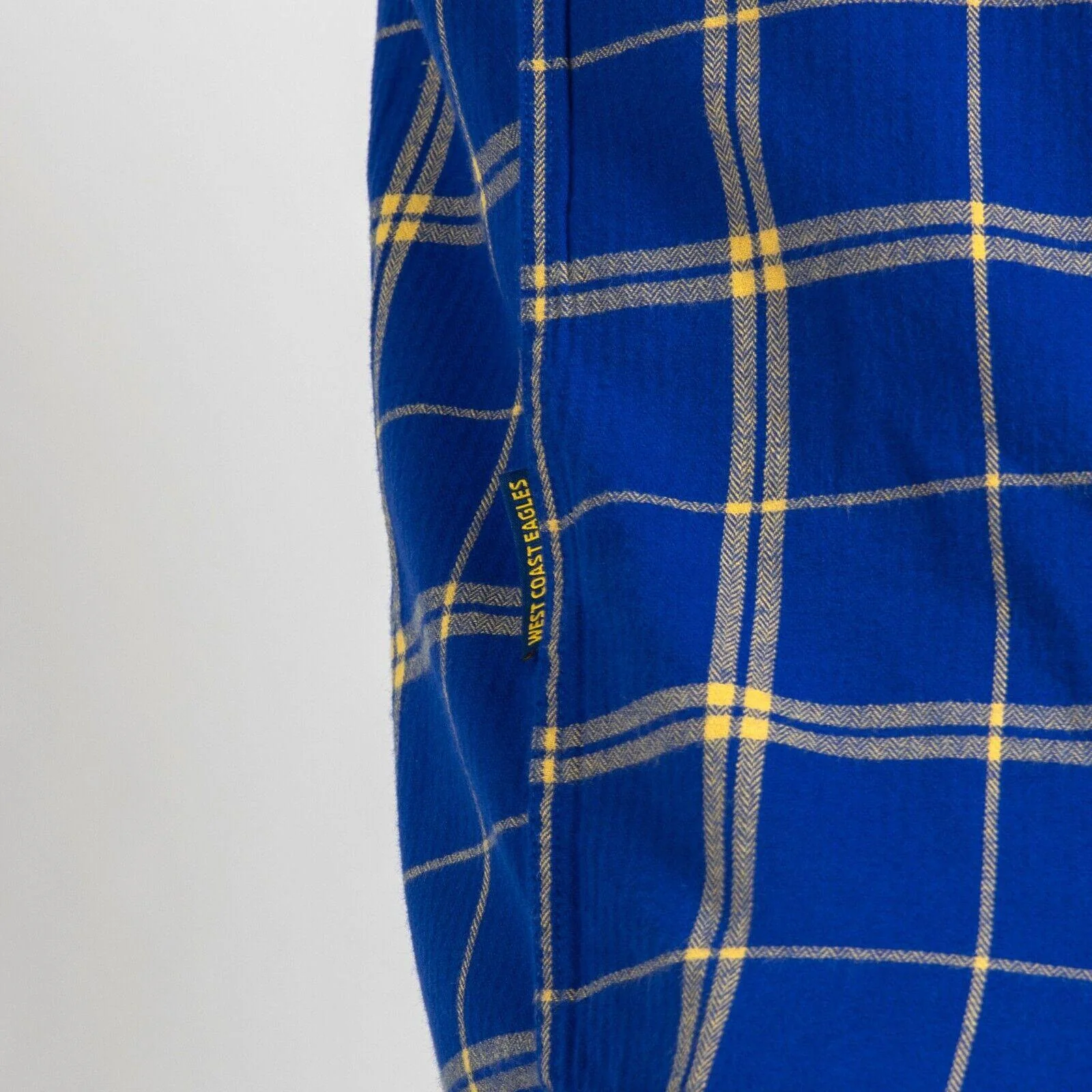 AFL 'Mustang' Flannel Polo - West Coast Eagles - Flanno Shirt - Flannelette - Image 4