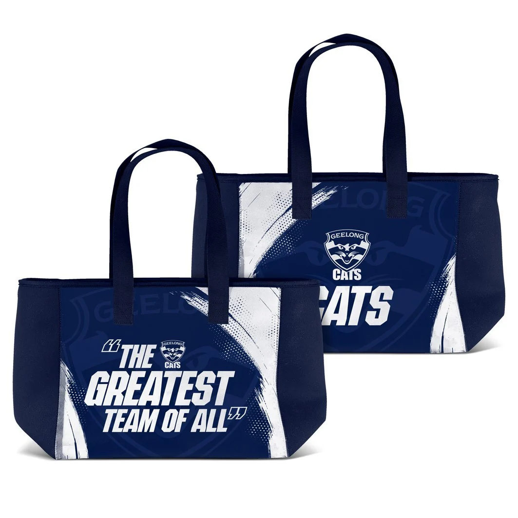 AFL Neoprene Carry Bag - Geelong Cats - Zip Opening - Image 2