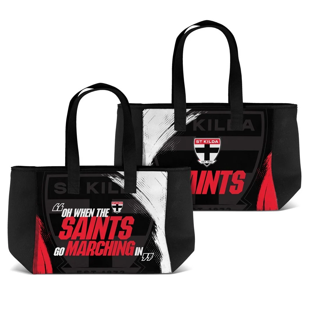 AFL Neoprene Carry Bag - St Kilda Saints - Zip Opening - Image 2