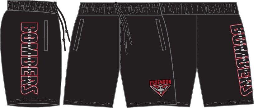 AFL Performance Shorts - Essendon Bombers - Supporter - Adult - Mens