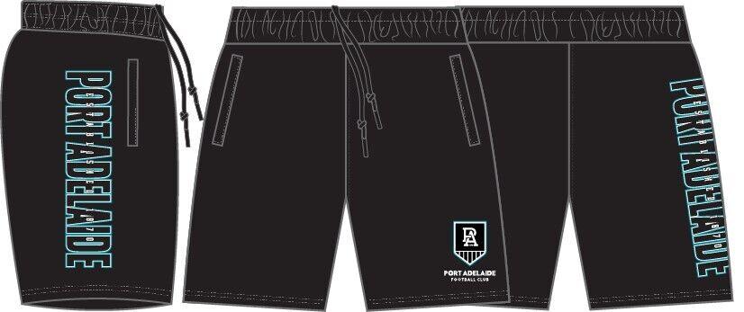 AFL Performance Shorts - Port Adelaide Power - Supporter - Adult - Mens