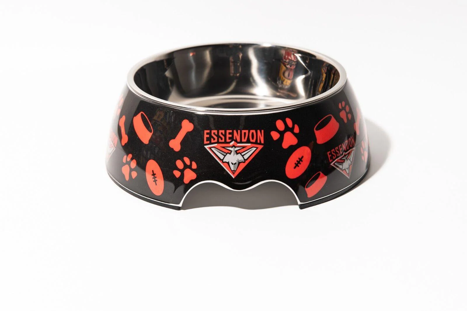 AFL Pet Bowl - Essendon Bombers - Food Water - Dog Cat - Image 2
