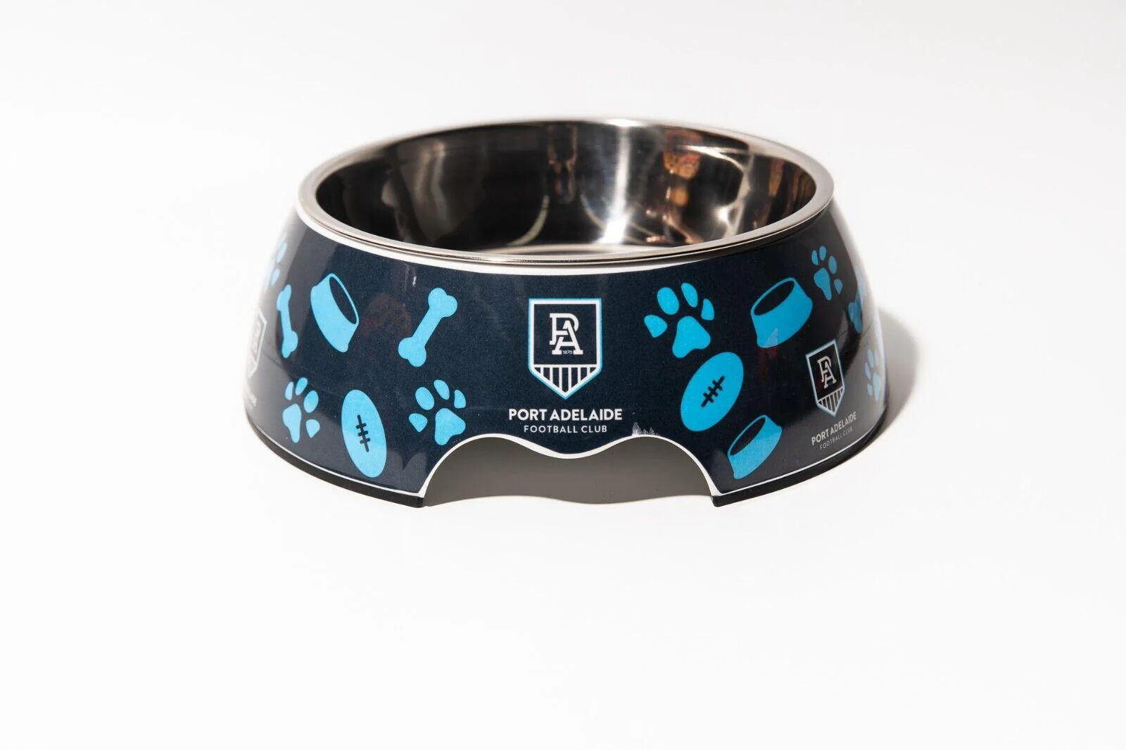 AFL Pet Bowl - Port Adelaide Power - Food Water - Dog Cat - Image 2