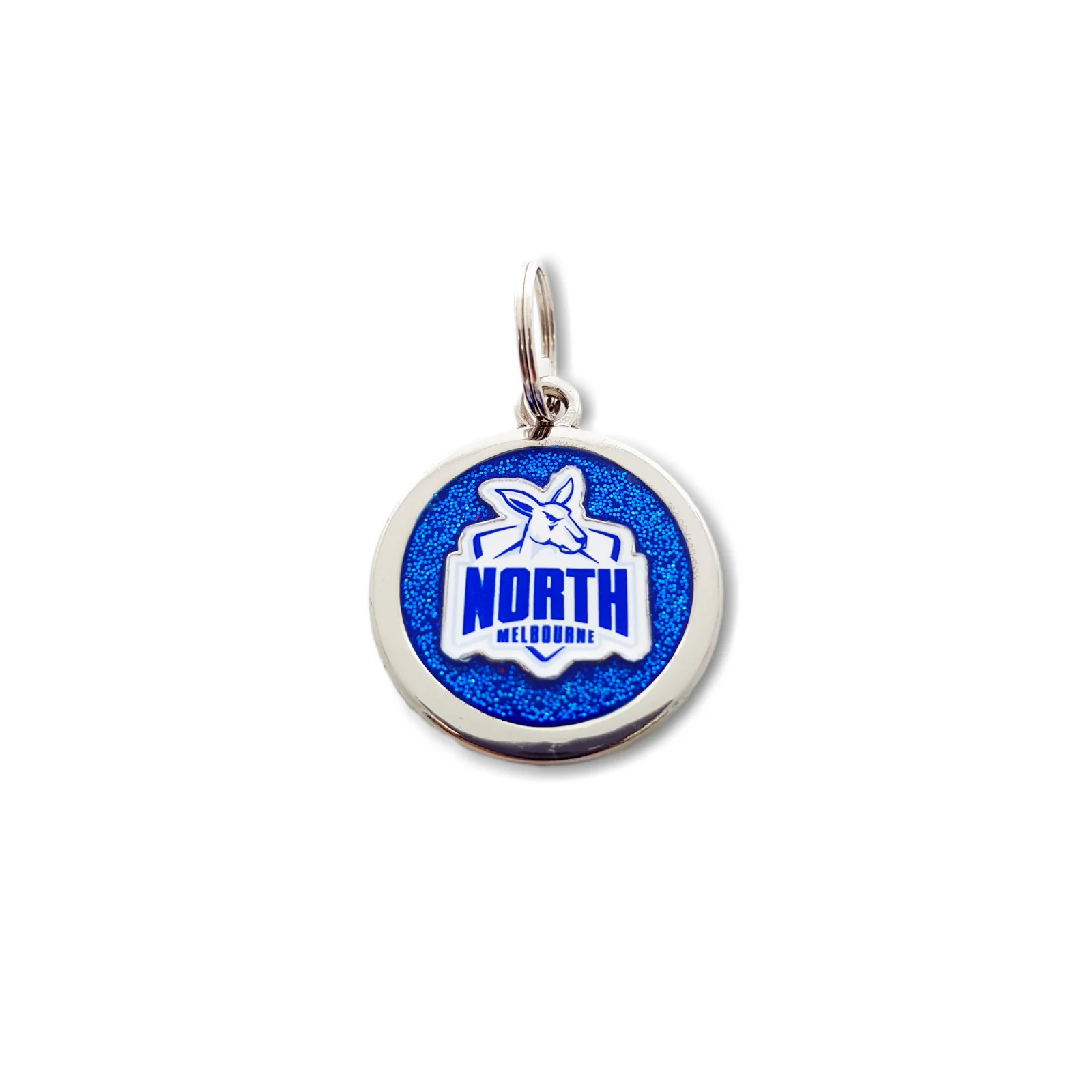 AFL Pet ID Tag - North Melbourne Kangaroos - Engravable - 25mm diameter - Image 2